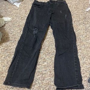 Universal Thread Vintage Straight Black Jeans